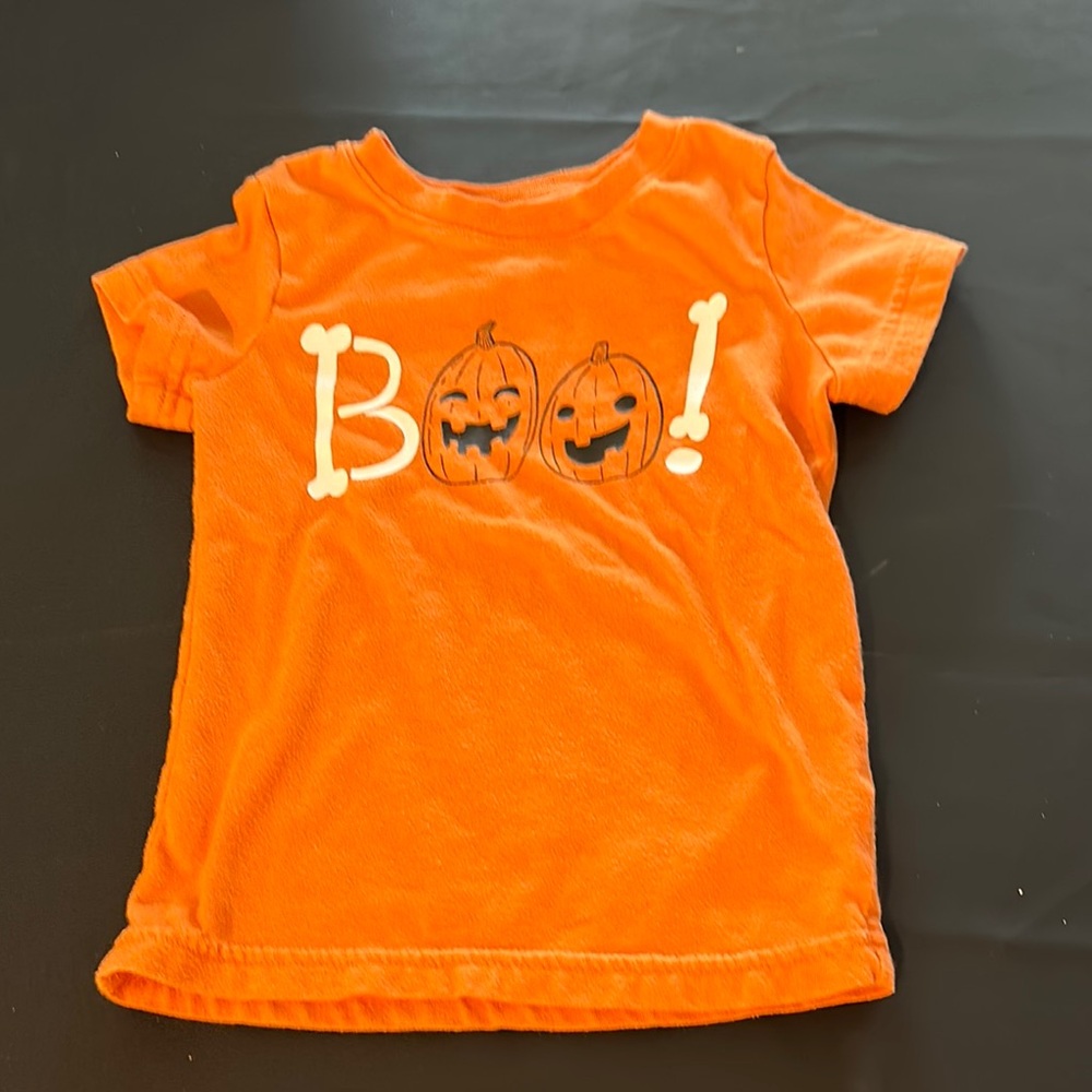 Cat & Jack Orange Halloween Tee